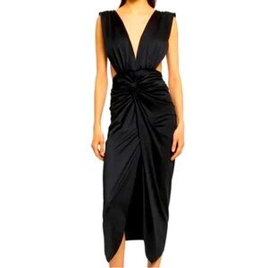 Boabab Black Plunge Dress